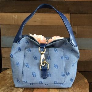 Like NEW Vintage Dooney & Bourke Logo Shoulder Bag